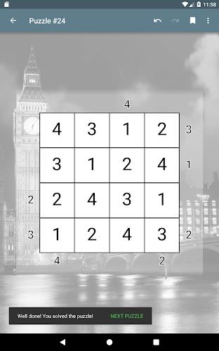 Skyscrapers Number Puzzle Screenshot 4