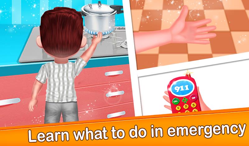 Child Safety Basic Rules games Capture d'écran 3