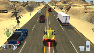 Heavy Traffic Rider Car Game スクリーンショット 1