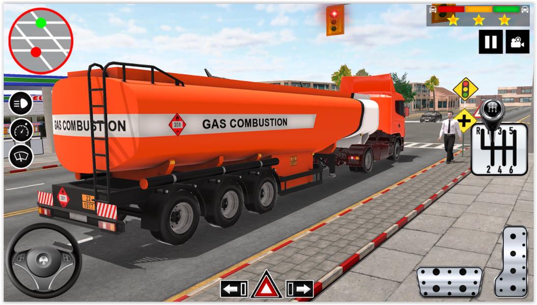 Oil Tanker Truck Driving Captura de tela 3