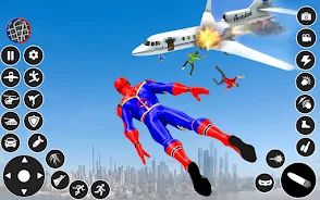 Spider Fighter Man: Rope Hero Captura de tela 2