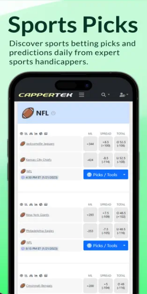 CapperTek Sports Betting Tools Скриншот 2