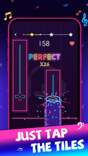 Beat Piano Dance:music game Capture d’écran 2