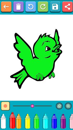 Birds Coloring Games Скриншот 3