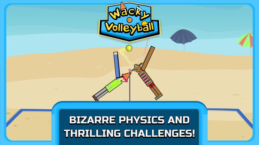 Wacky Volleyball Captura de tela 1