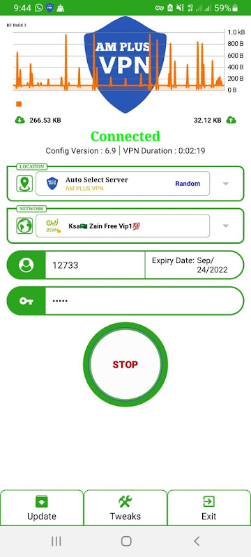 AM PLUS VPN Captura de tela 1