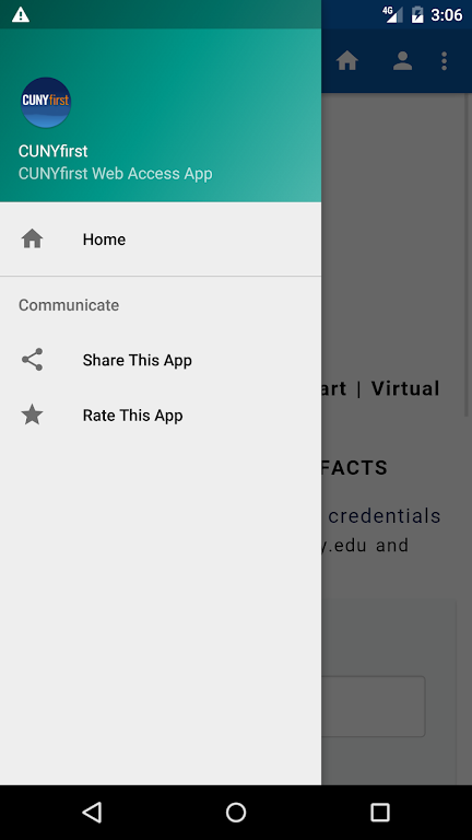 CUNYfirst Screenshot 2
