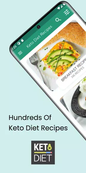 Keto Diet: Low Carb Recipes應用截圖第1張
