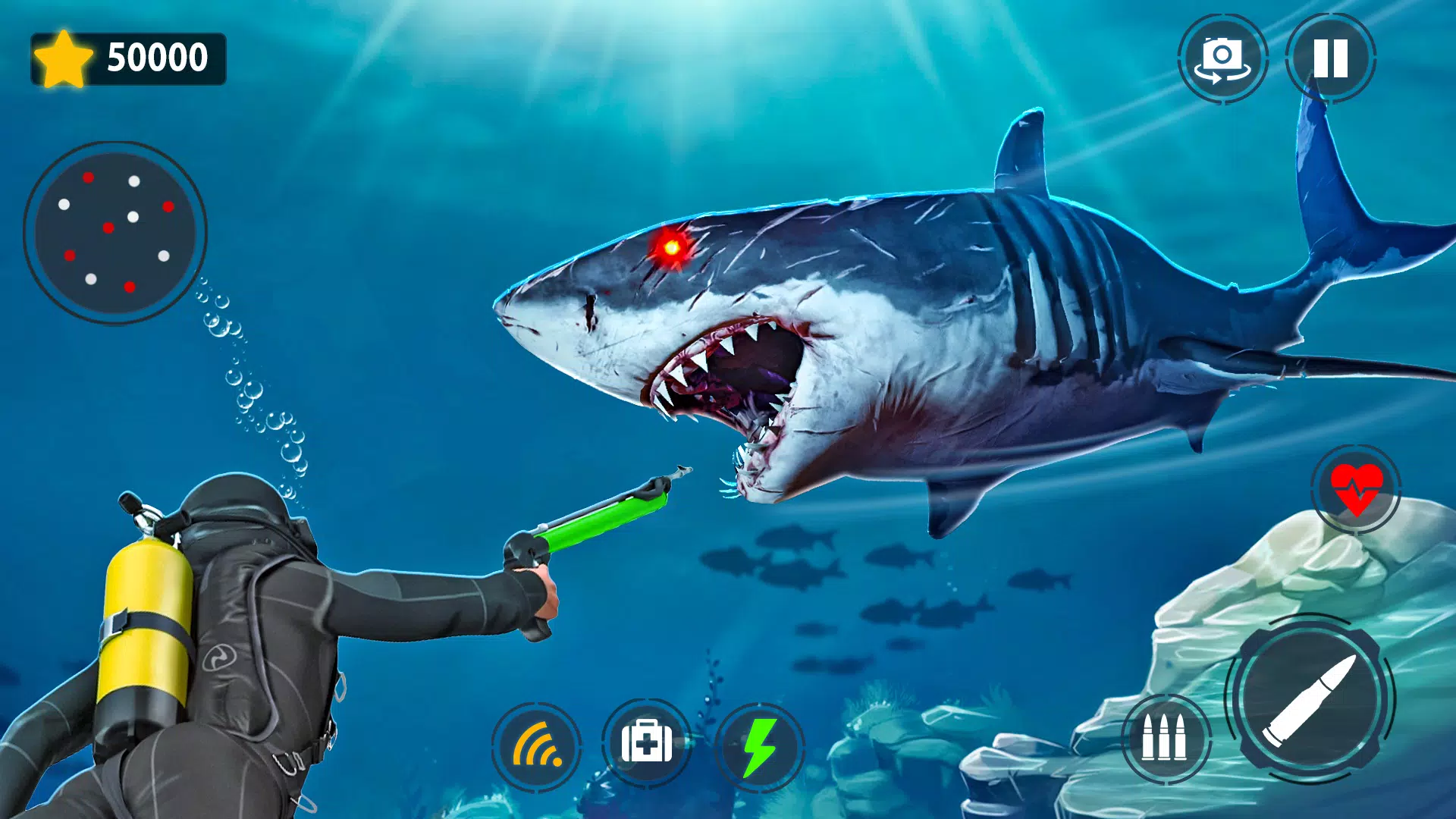 Shark Games & Fish Hunting スクリーンショット 2