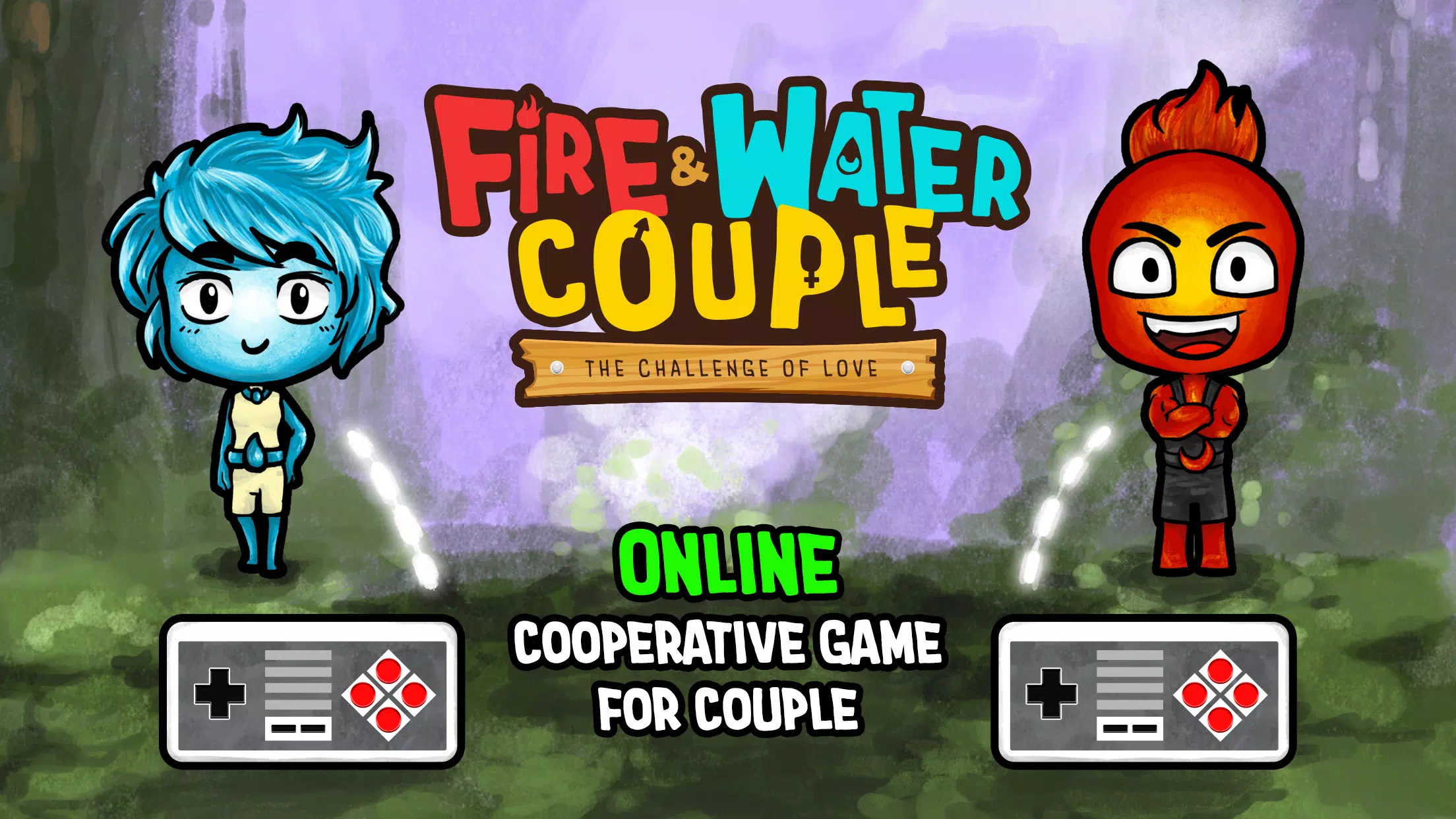 Fire and Water: Online Co-op 스크린샷 1