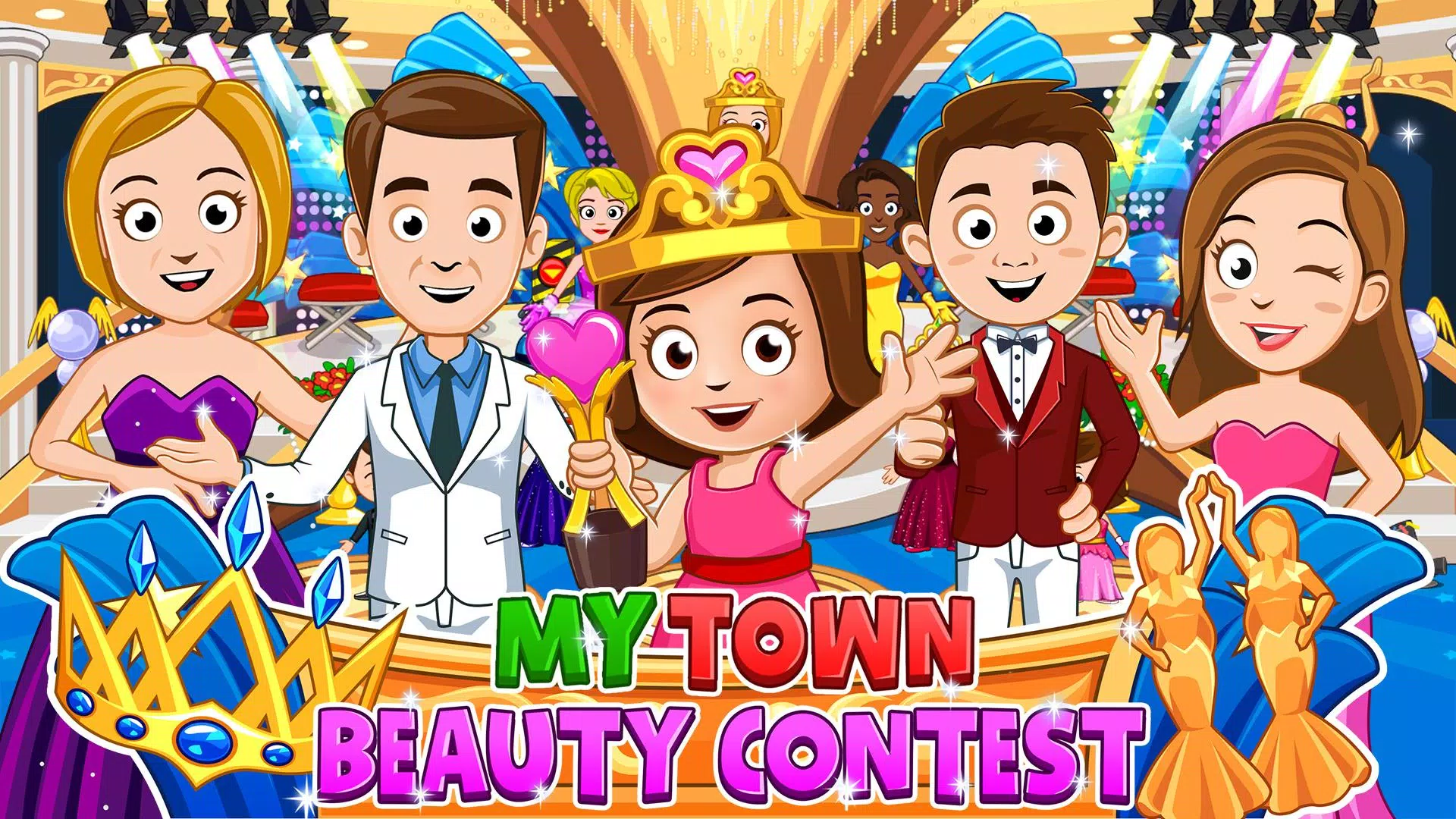 My Town : Beauty Contest Скриншот 1