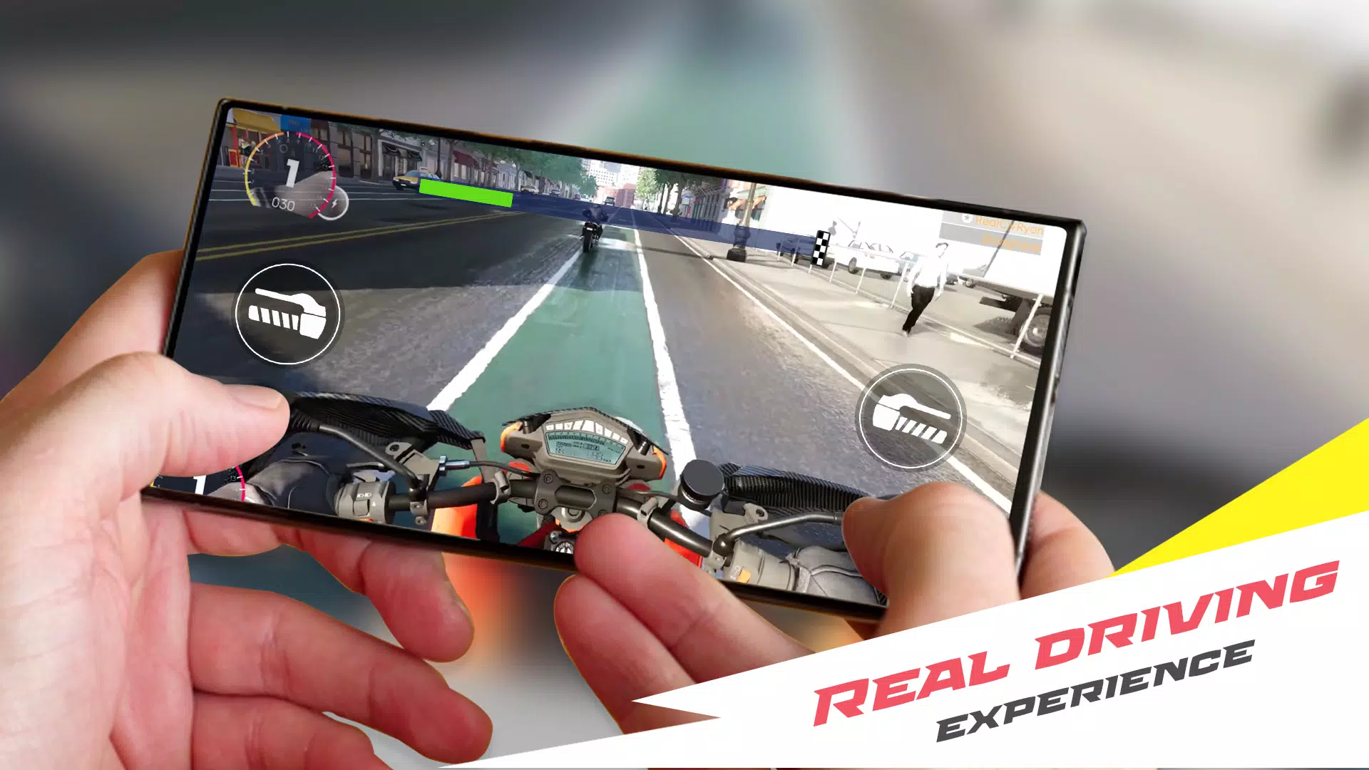 Traffic Bike Rush Driving City Captura de tela 1