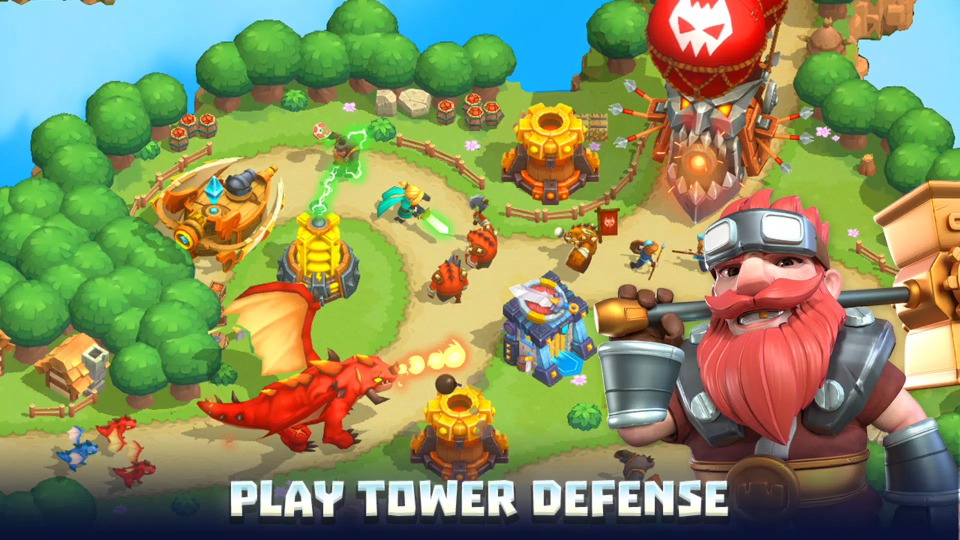 Wild Sky: Tower Defense TD應用截圖第2張