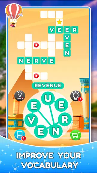 Word Travels Crossword Puzzle Captura de tela 4