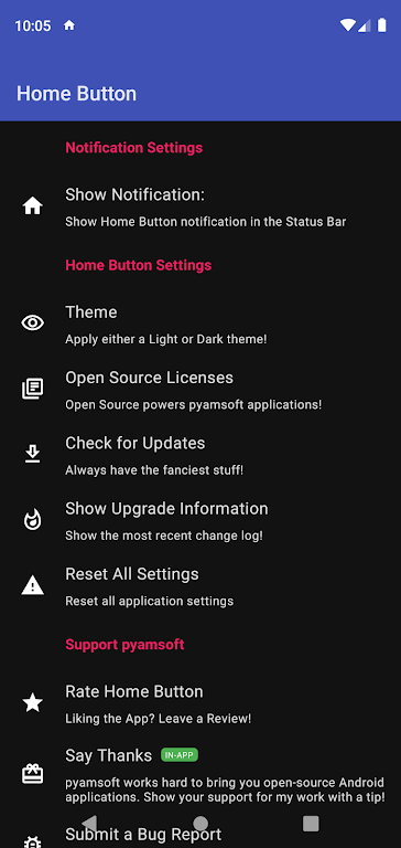 Home Button スクリーンショット 1