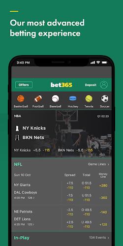 bet365 Sports Betting (CA) スクリーンショット 1