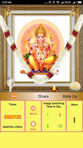 Powerful Ganesh Mantra Captura de tela 4