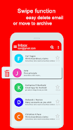 Email App - fast read & send Captura de pantalla 2