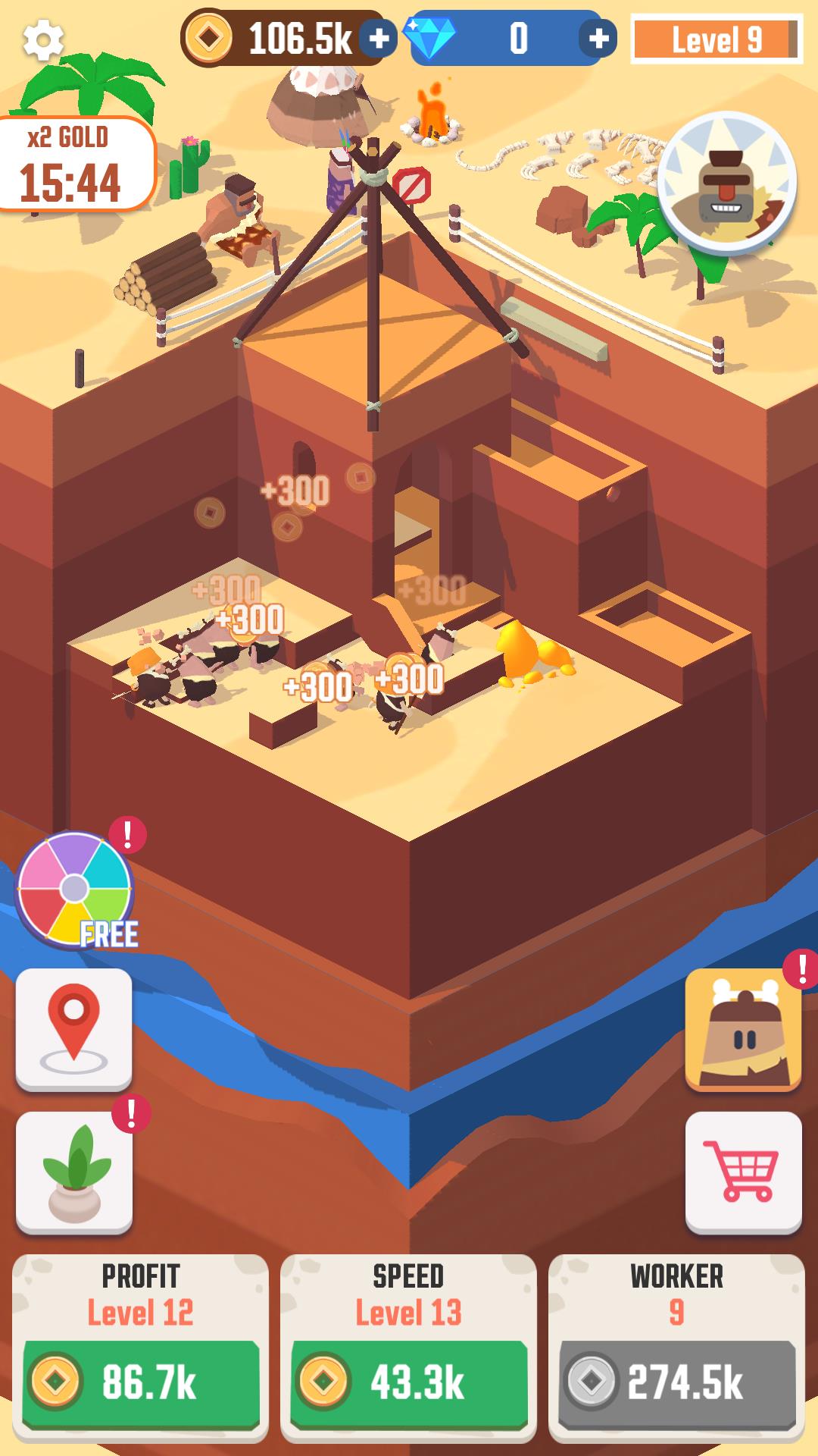 Idle Digging Captura de tela 2