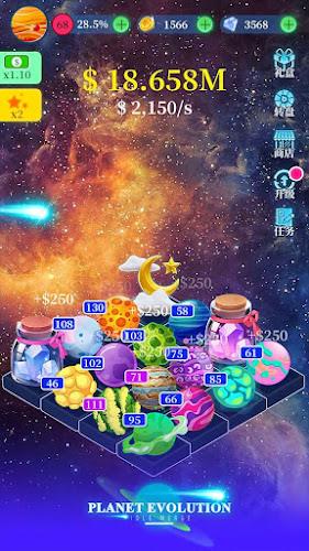 Planet evolution:idle merge应用截图第2张