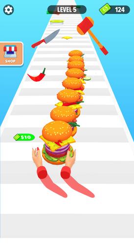 Burger Stack Run Game 스크린샷 3