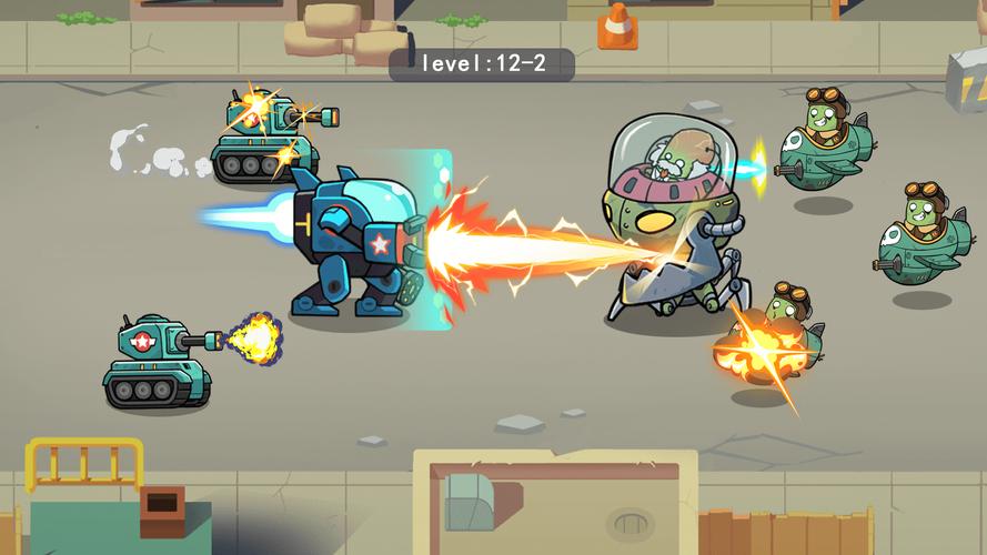 Merge Mech vs. Zombie Brawl 스크린샷 3