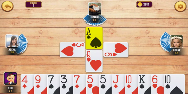 Callbreak Offline : Tash Game スクリーンショット 1