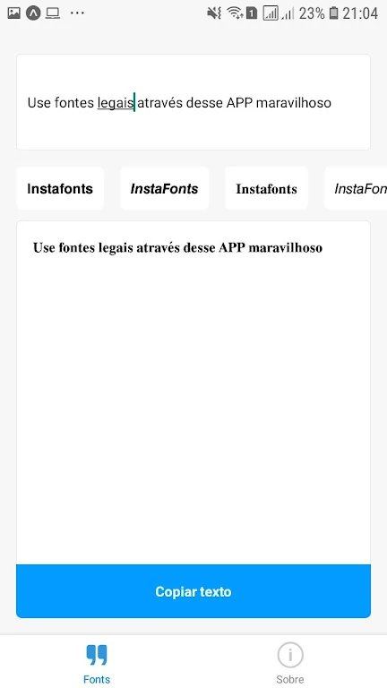 InstaFonts應用截圖第2張