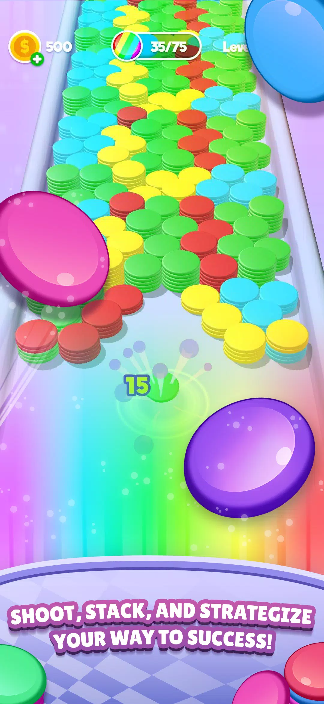 Stack Blast - Disk Shooter Скриншот 3