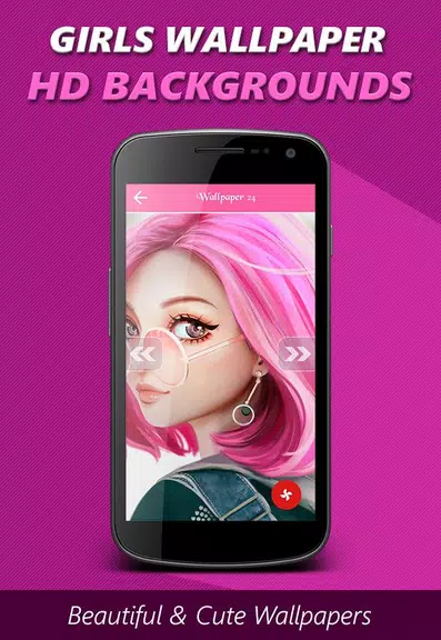 Girls Wallpaper Background स्क्रीनशॉट 2