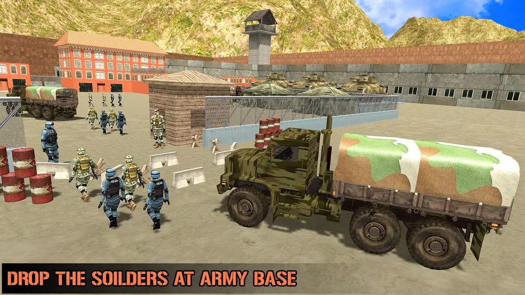 US Army Transporter Truck Game应用截图第3张