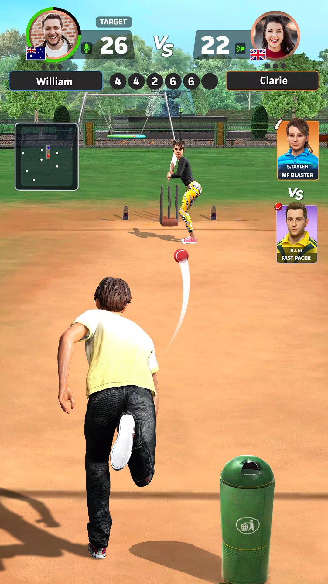 Cricket Gangsta™-Cricket Game 스크린샷 2