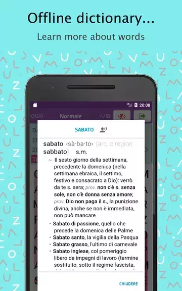 Word Search Italian dictionary Скриншот 2