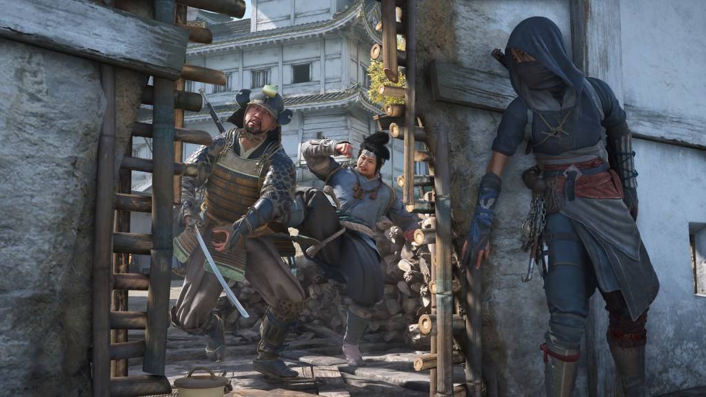 Naoe und Yaya schließen sich zusammen, um in Assassins Creed Shadows zu kämpfen, Bild über Ubisoft