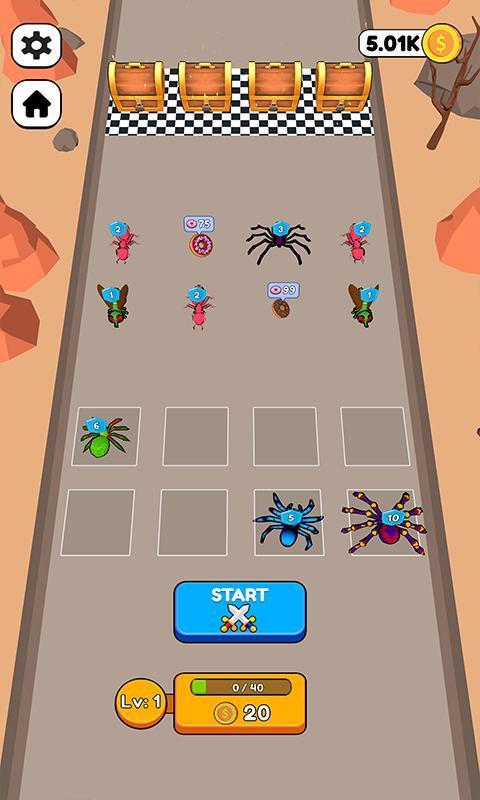 Merge Ants: Underground Battle Screenshot 1