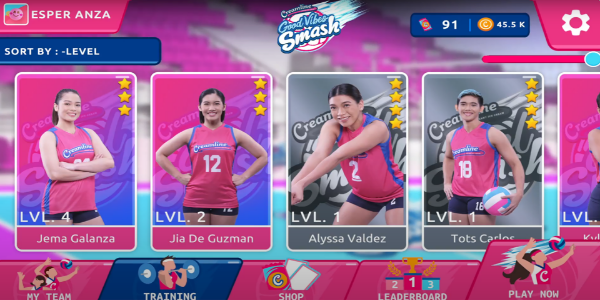 Creamline Good Vibes Smash स्क्रीनशॉट 1