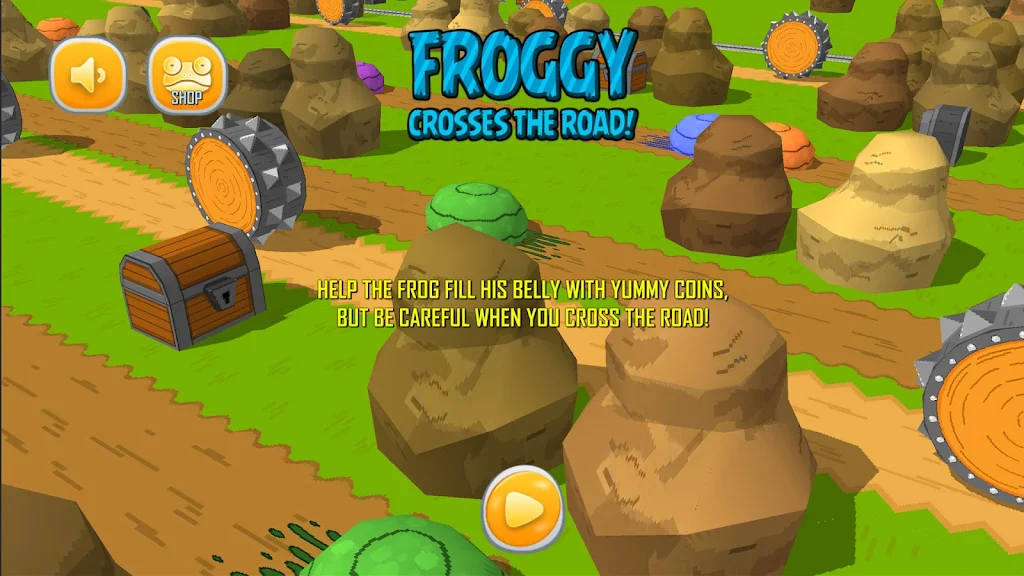 Jumppy Frog Cross Forest Captura de tela 1