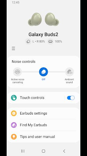 Galaxy Buds2 Manager スクリーンショット 1