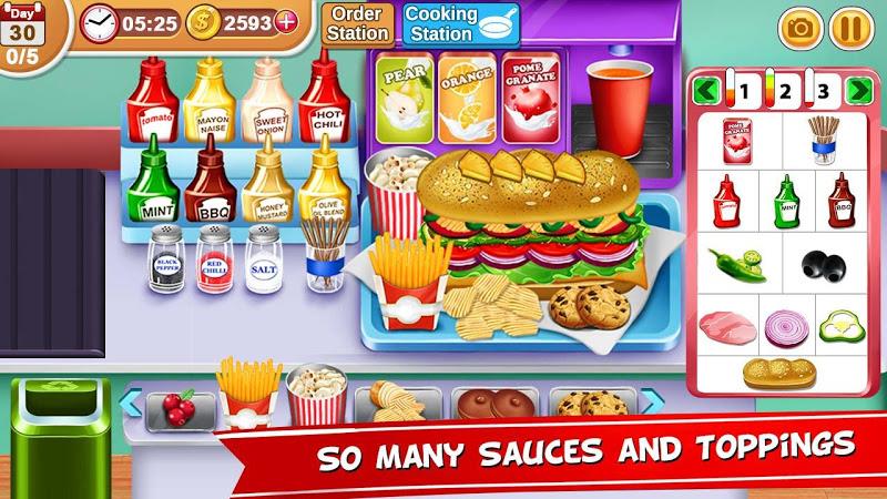 My sandwich Shop Games स्क्रीनशॉट 2