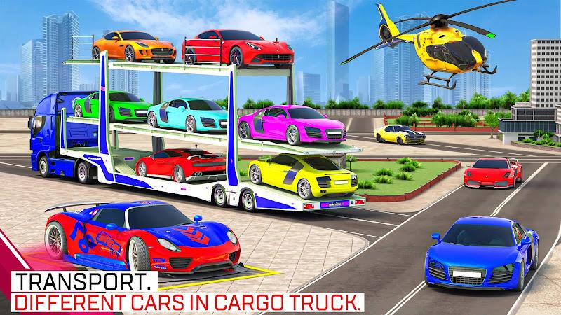 Car Transport Truck Games 스크린샷 3