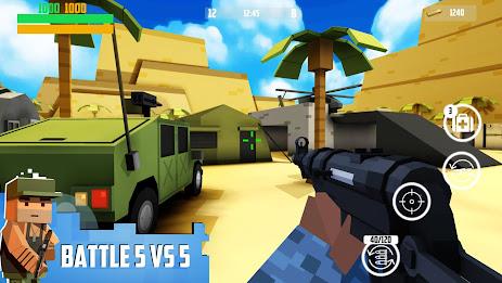 Block Gun 3D: FPS Shooter PvP Скриншот 1