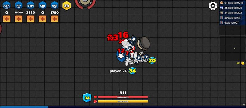 Pung.io - 2D Battle Royale Screenshot 1