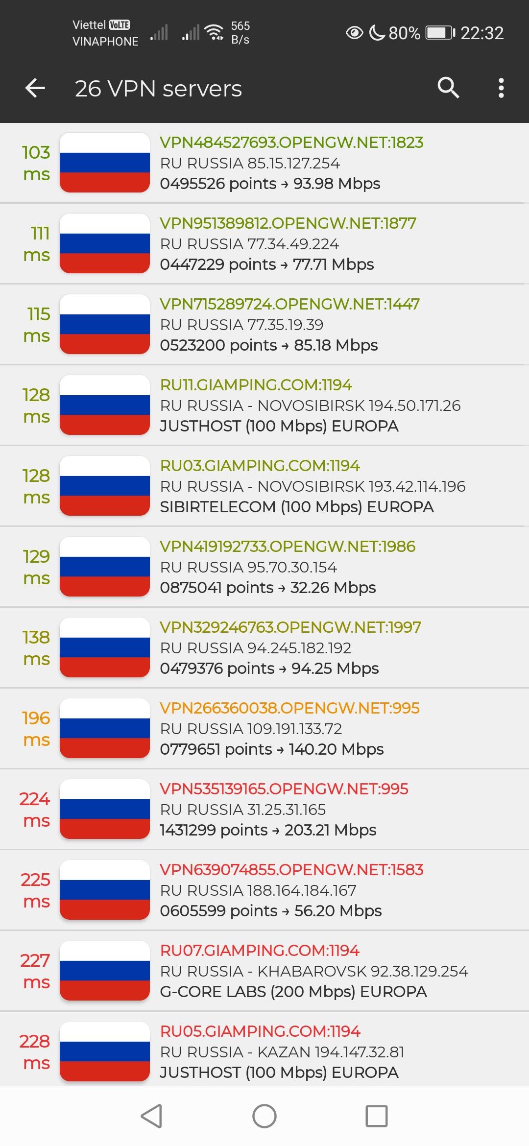 Russia VPN - Get Russian IP Capture d'écran 4