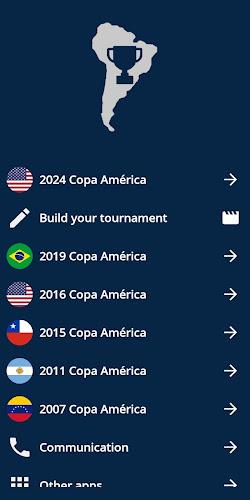 Copa América Calculator Captura de pantalla 1