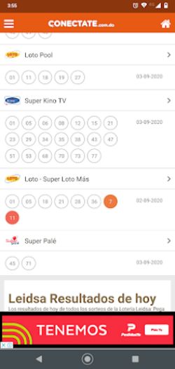 Conectate Loterías スクリーンショット 2