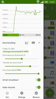 Advanced Download Manager Captura de tela 2