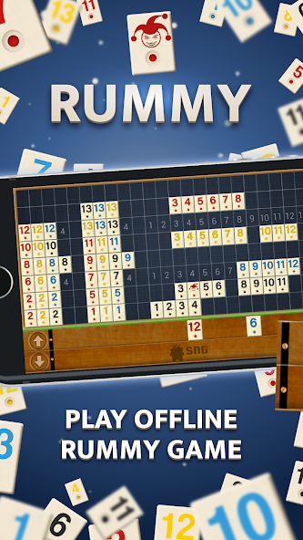 Rummy - Offline Board Game Mod Captura de pantalla 1