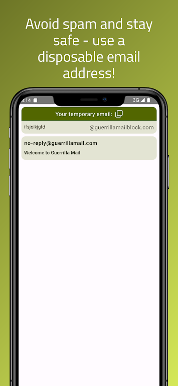 Guerrilla Mail - Temp Mail Скриншот 1