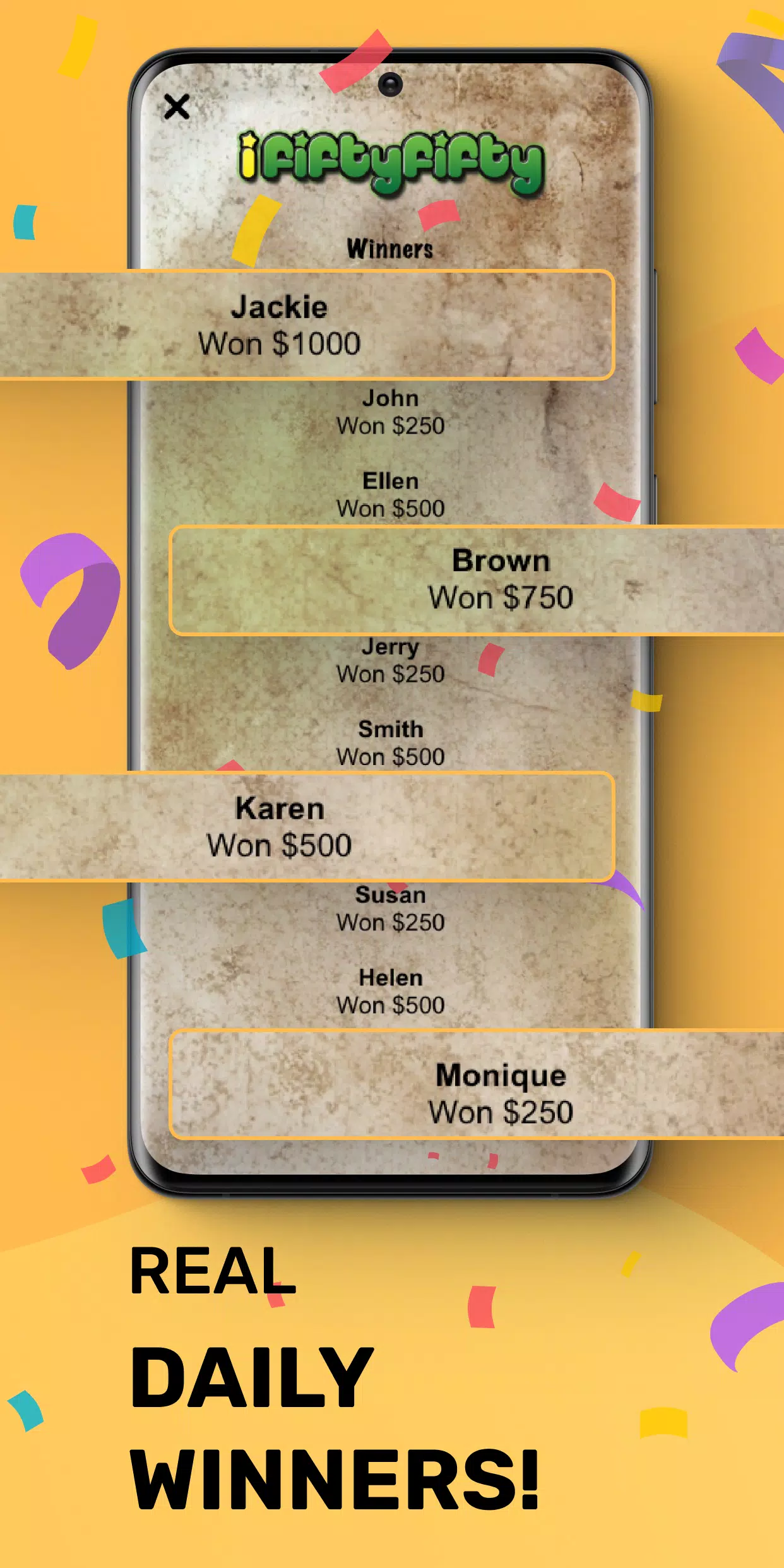 Money Making Game iFiftyFifty應用截圖第4張