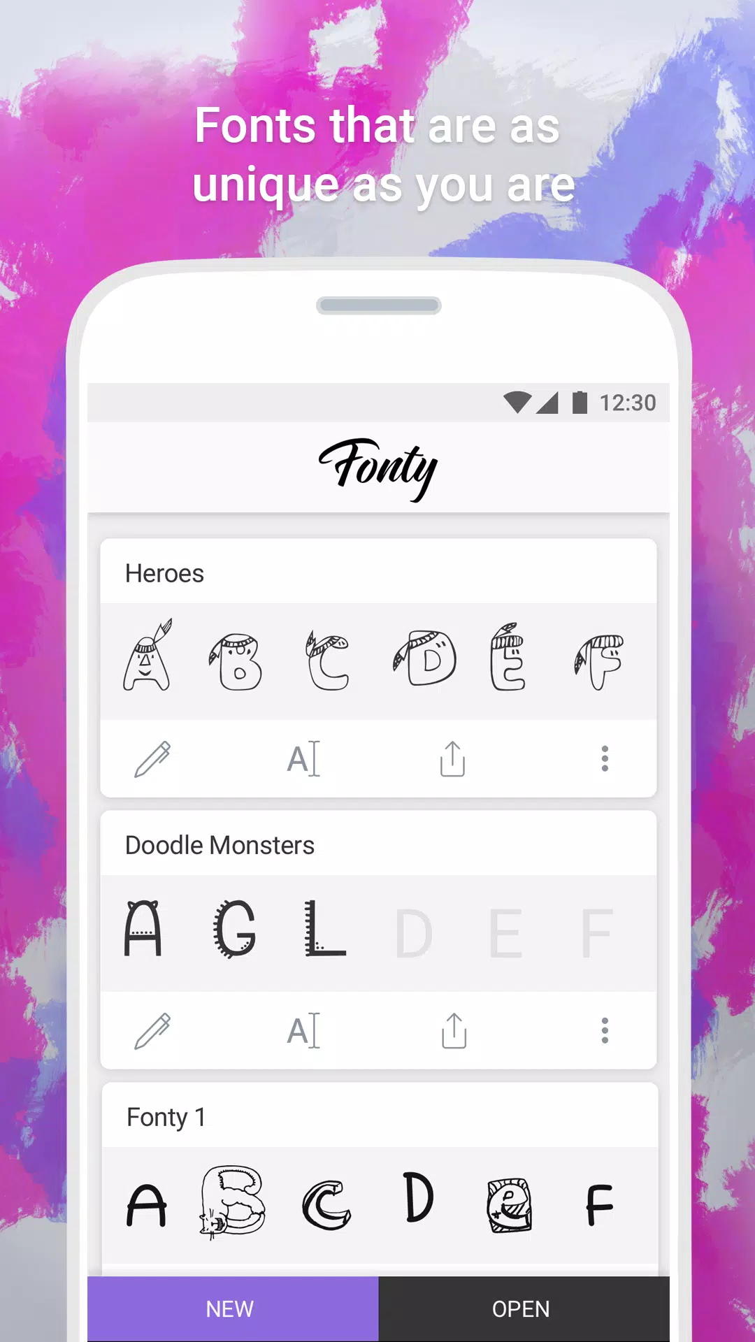 Fonty 스크린샷 1